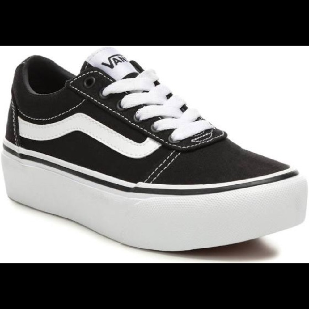Vans Ward Platform Sneaker NWOT Size 2